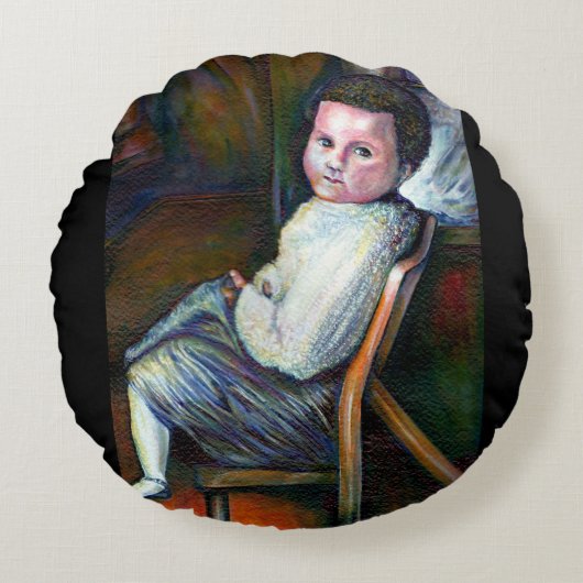 共感覚 ラウンドクッション (正面)