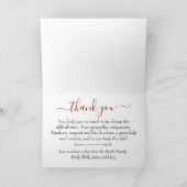 共感、思いやり...あなたの優しさは大切にされた!ありがとう サンキューカード (内部)