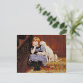 共感(Briton Riviere作) ポストカード (スタンド正面)