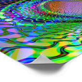 「共振周波数と人間の脳」 ポスター (角)