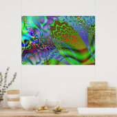 「共振周波数と人間の脳」 ポスター (キッチン)