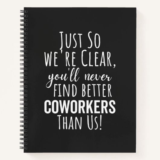 共最高の働離れ者への贈与 ノートブック (正面)