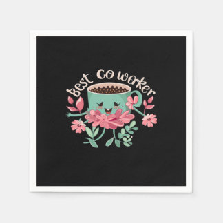 共最高の働、同僚ギフト最高の等 スタンダードカクテルナプキン