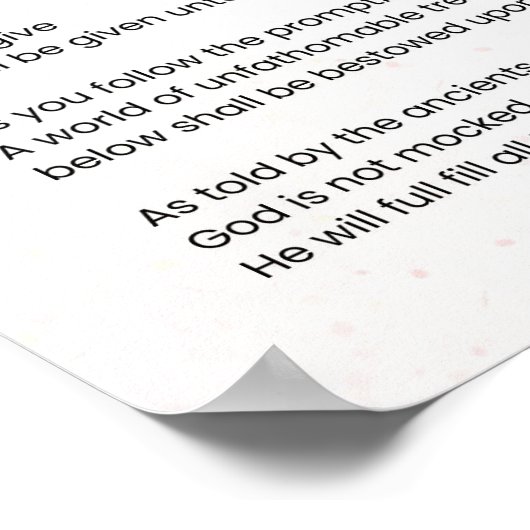 共有あなたのギフト感動的エンパワーメント詩 ポスター (角)