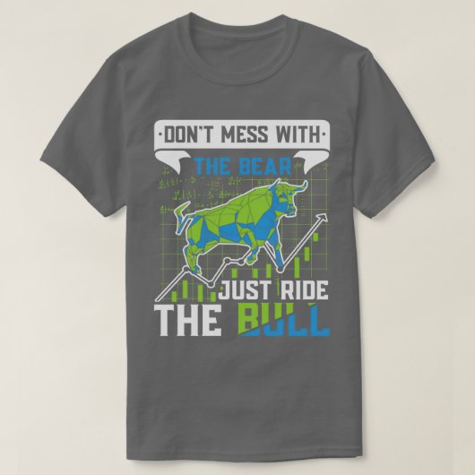 共有が株価投資市場3 Tシャツ (デザイン正面)