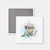 共有この愛らしい磁石で音楽の愛 マグネット (正面/裏面)