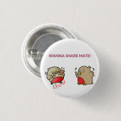 共有だ！ 缶バッジ (正面&裏面)