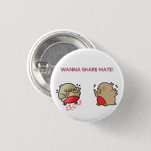 共有だ！ 缶バッジ (正面&裏面)
