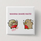 共有だ！ 缶バッジ (正面)
