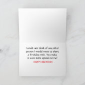 共有のお誕生日おめでとう!共有ハッピーバースデーカード カード (内部)