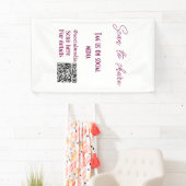 共有のためにスキャン タグをソーシャルメディアでシェア QRコード 簡単 横断幕 (インサイチュ)