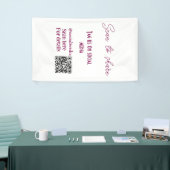 共有のためにスキャン タグをソーシャルメディアでシェア QRコード 簡単 横断幕 (トレードショー)