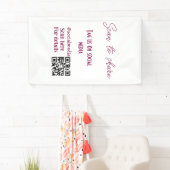 共有のためにスキャン タグをソーシャルメディアでQRコードを簡単に共有 横断幕 (インサイチュ)