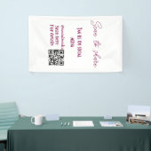 共有のためにスキャン タグをソーシャルメディアでQRコードを簡単に共有 横断幕 (トレードショー)