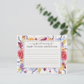 共有のメモリ葬儀の出席カード ポストカード (スタンド正面)