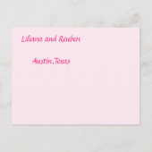 共有の愛を救う日付 案内ポストカード (裏面)