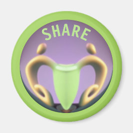 共有は磁石気にを丸める マグネット