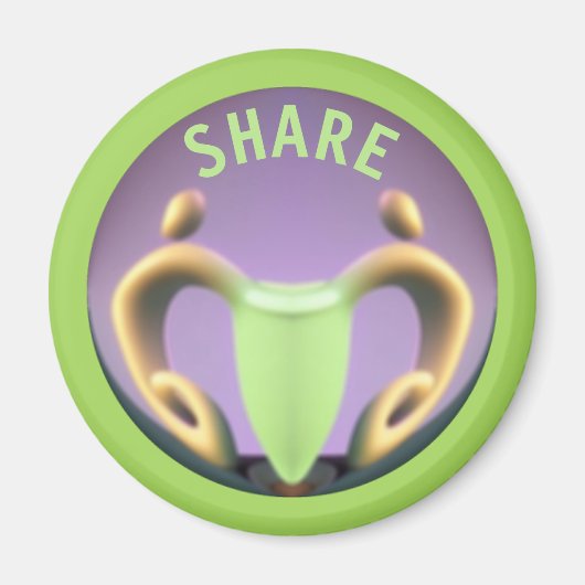 共有は磁石気にを丸める マグネット (正面)