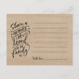 共有または単語を家族の悔やみや弔慰カードに 招待状
