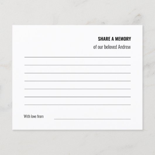 共有を愛する言葉の葬儀への出席 (正面)