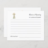 共有を愛する言葉の葬儀への出席 (正面/裏面)