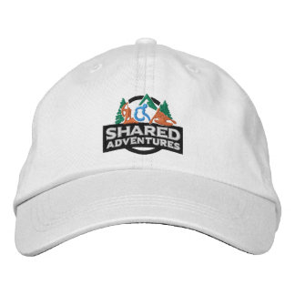 共有アドベンチャーロゴHat 刺繍入りキャップ