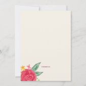 共有インアーハピネス招待状 招待状 (裏面)