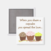 共有カップケーキ… マグネット (正面/裏面)