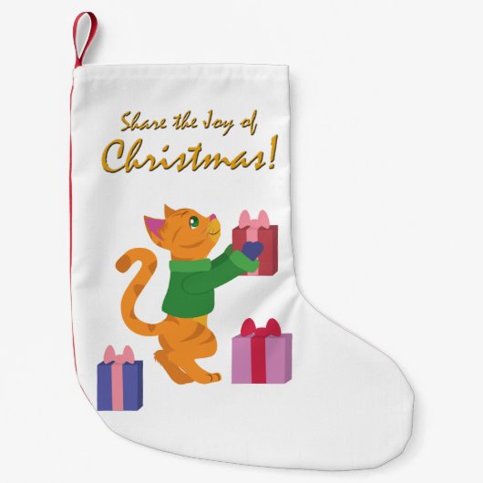 共有クリスマスの喜び！ スモールクリスマスストッキング (正面)