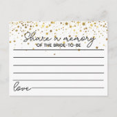 共有ゲームブライダルシャワー ポストカード (正面)