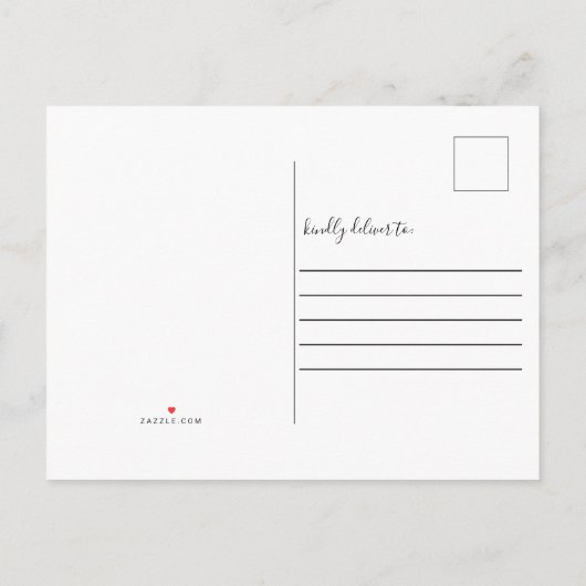 共有ザハピネストゥガモダンザフォトシンプルS 案内ポストカード (裏面)