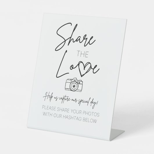 共有ザラブイベントハッシュタグペデスタルサイン 台座サイン (正面)