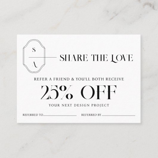 共有ザラブミニマルモノグラカスタムムクレスト 紹介カード (正面)