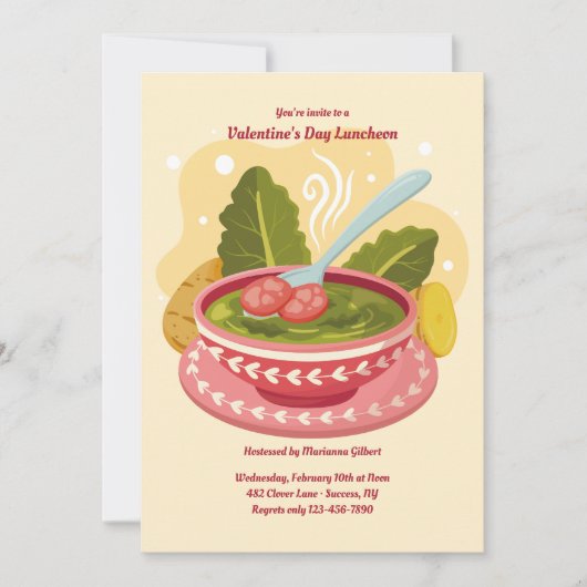 共有ザラブランチョン 招待状 (正面)