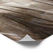 共有ザラブ仏教木材の効果仏引用文 ポスター (角)