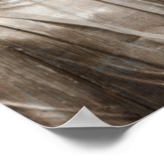 共有ザラブ仏教木材の効果仏引用文 ポスター (角)