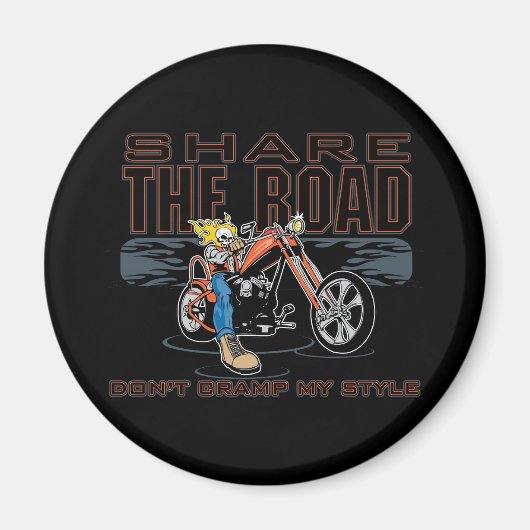 共有ザロードバイク マグネット (正面)