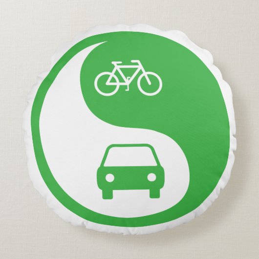 共有ザロード陰陽 ラウンドクッション (正面)