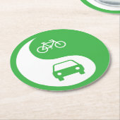 共有ザロード陰陽 ラウンドペーパーコースター (アングル)