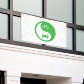 共有ザロード陰陽 横断幕 (ビルの外側)