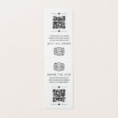 共有ザ・ラブQRコードデジタルフォトアルバムカード (外部フラット)