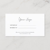 共有ザLove紹介カードデザイン 紹介カード (裏面)