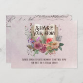 共有ストーリー誕生日パーティーアクティビティカード エンクロージャーカード (正面/裏面)