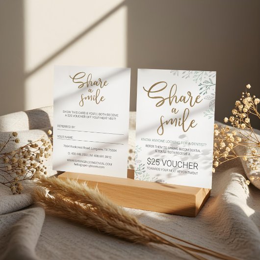 共有スマイル歯科紹介計画 名刺