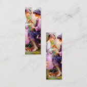 共有バラと友情ブックマーク スキニー名刺 (正面/裏面)