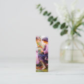 共有バラと友情ブックマーク スキニー名刺 (スタンド正面)