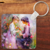 共有バラと友情 キーホルダー (裏面)