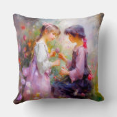 共有バラと友情 クッション (裏面)