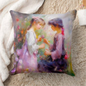 共有バラと友情 クッション (ブランケット)