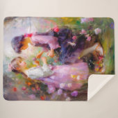 共有バラと友情 シェルパブランケット (正面(横))